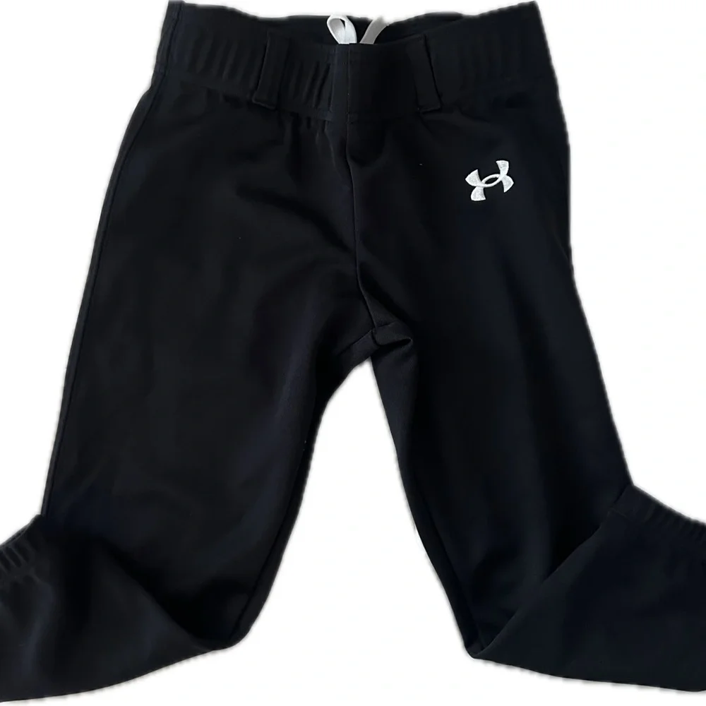 Under Armour Kids Black baseball pants - Picture 1 of 4